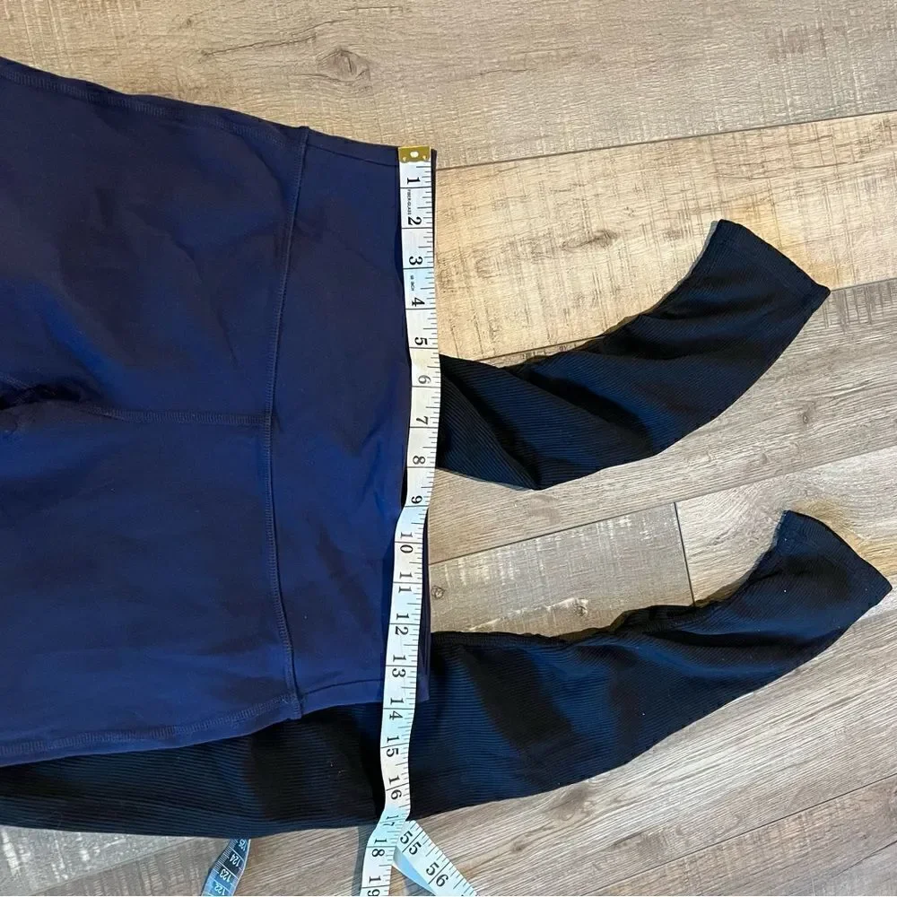 ALO Yoga Leggings Goddess Ribbed Workout